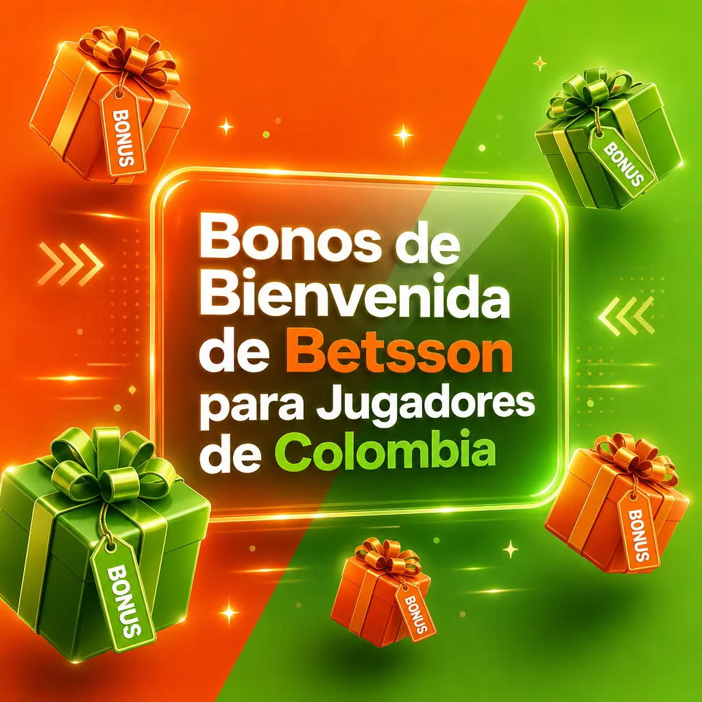 Bonos de bienvenida de Betsson Colombia: hasta COP 1.000.000, giros gratis en Tucanito y apuestas gratuitas para nuevos usuarios.