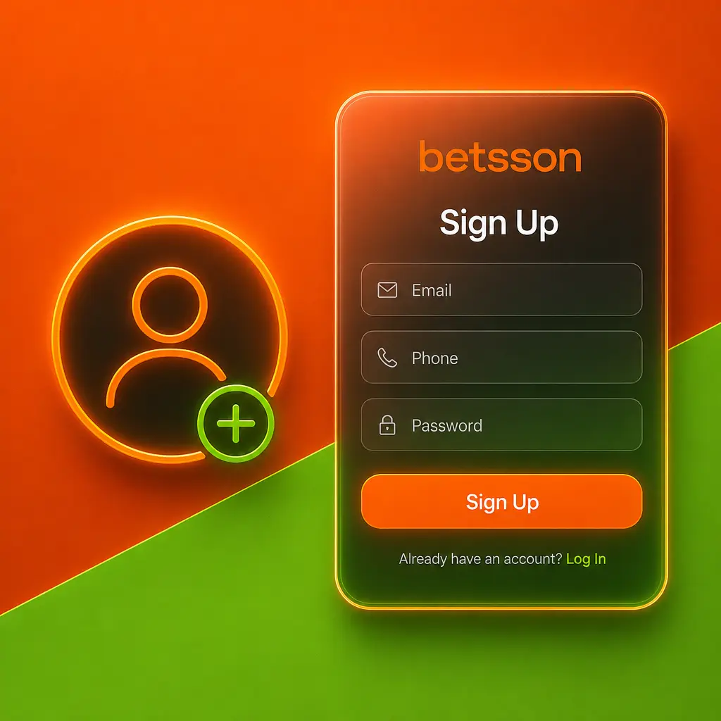 Pasos para registrarse e iniciar sesión en Betsson Colombia y acceder a apuestas deportivas y casino online.