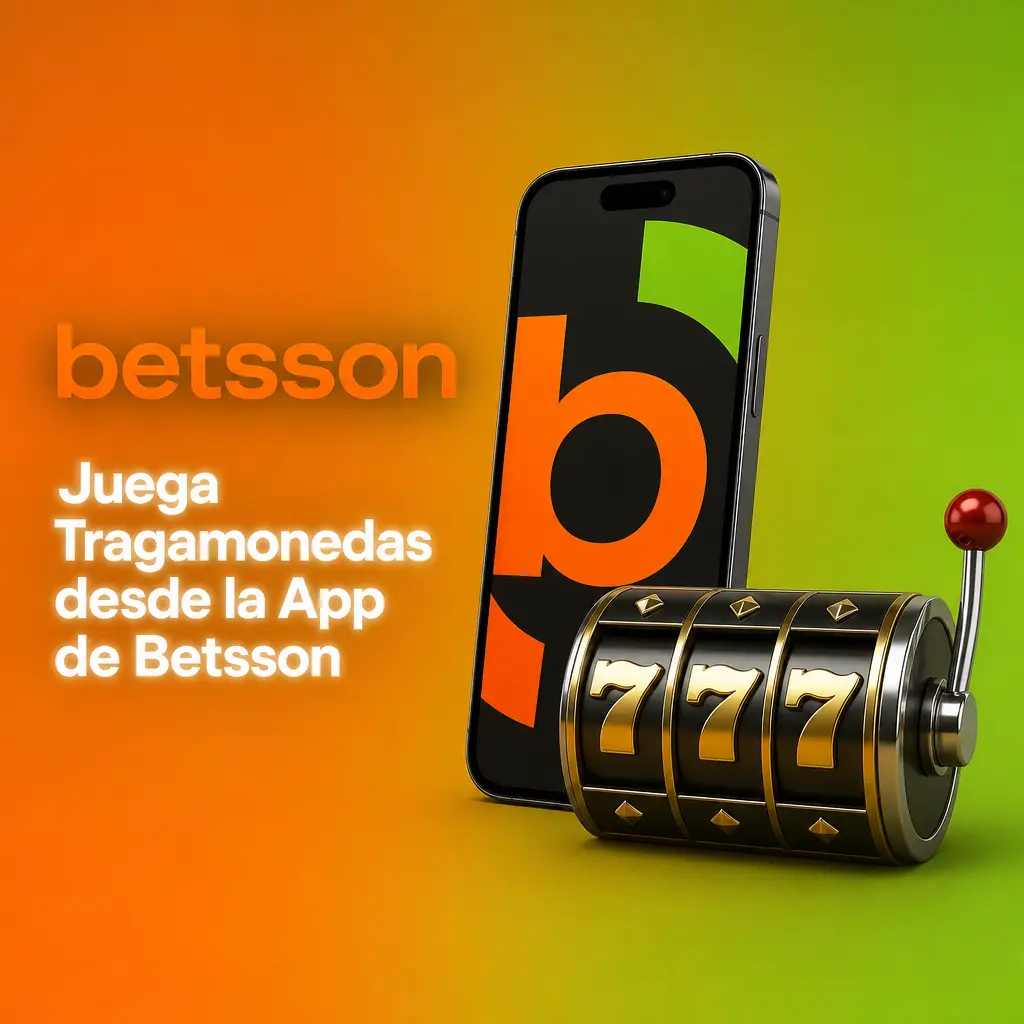 Captura de la app de Betsson mostrando el lobby de tragamonedas con filtros por proveedor y volatilidad en el celular.