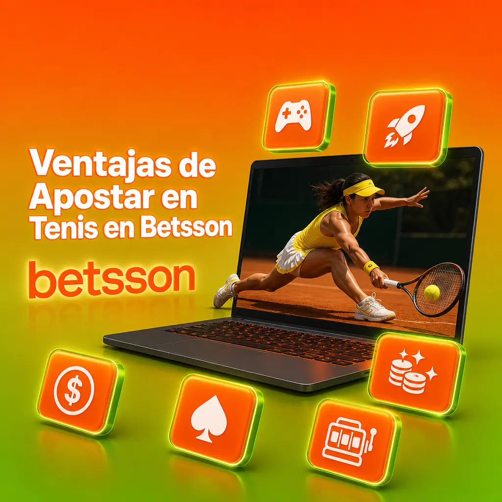 Ventajas de apostar en tenis en Betsson: cuotas competitivas, transmisión en vivo, estadísticas y licencia Coljuegos en Colombia.