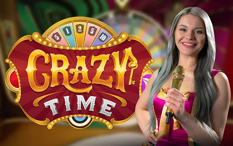 Participe en el emocionante show con rondas de bonificación y multiplicadores en Crazy Time en Betsson.