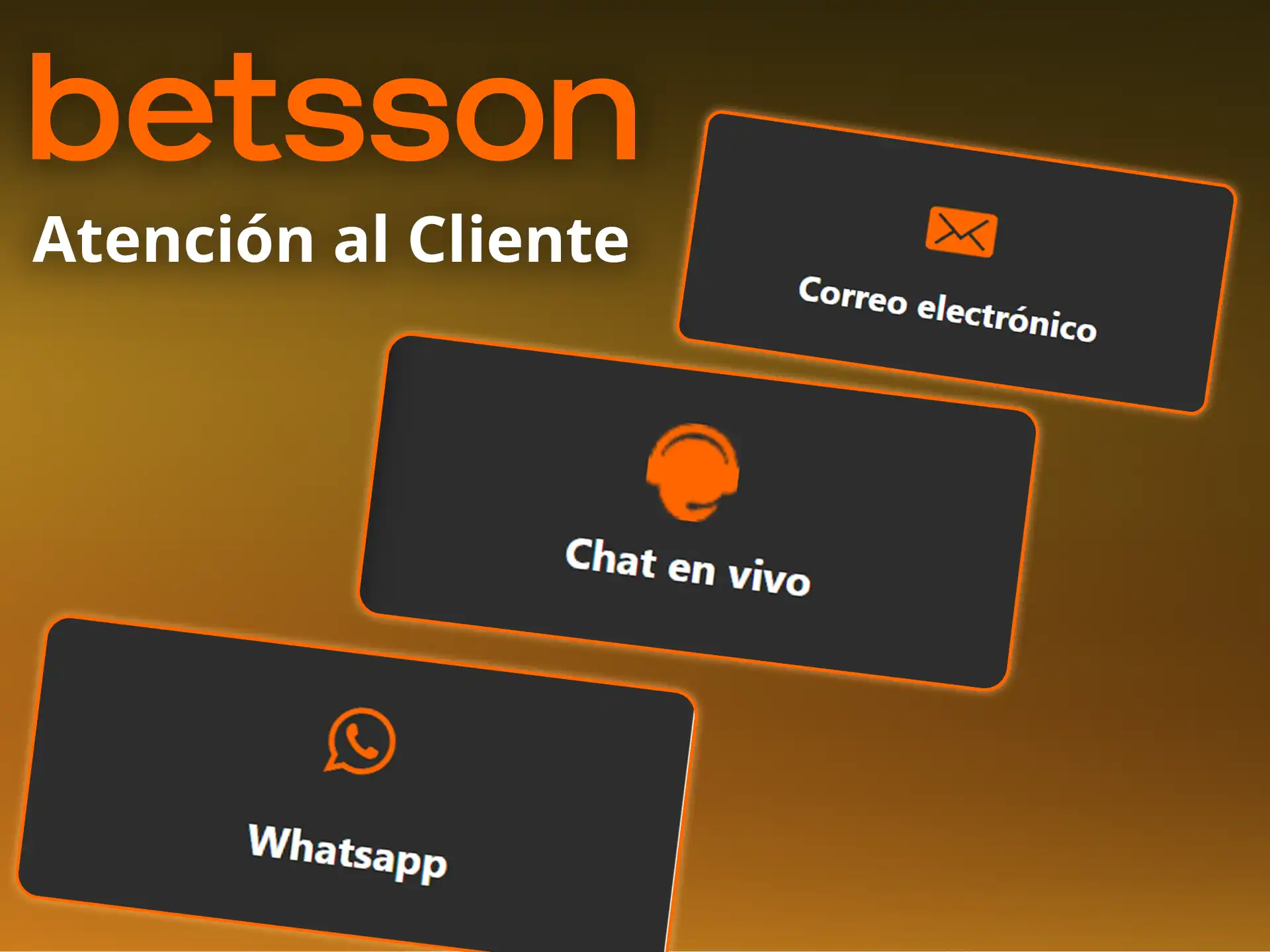 Resuelve cualquier duda con la ayuda del servicio de atención al cliente de Betsson.
