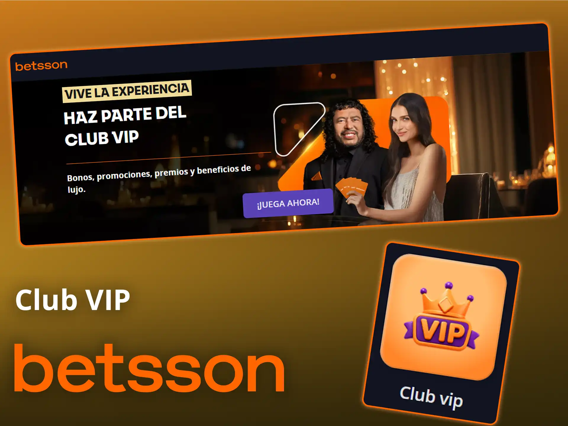 Disfruta de privilegios y recompensas exclusivas al unirte al club VIP de Betsson.