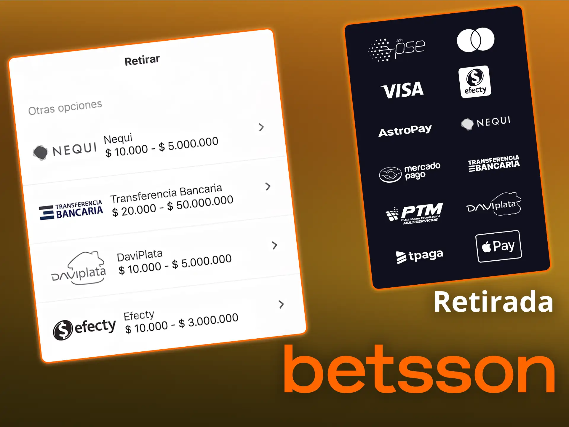 Realiza fácilmente una solicitud de retirada en Betsson.